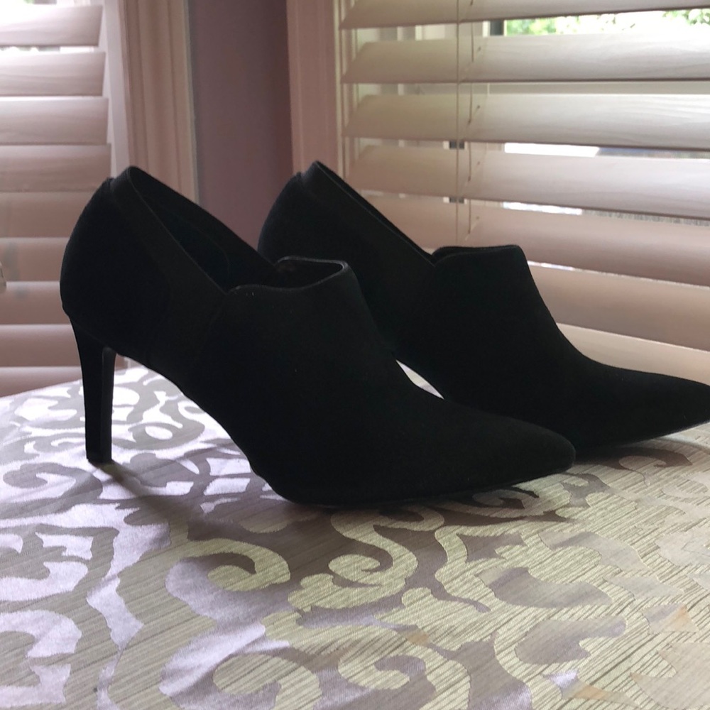 Calvin Klein suede ankle boots